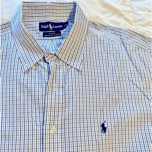 Polo by Ralph Lauren, short sleeve button down Blake, 100% two ply cotton XXL